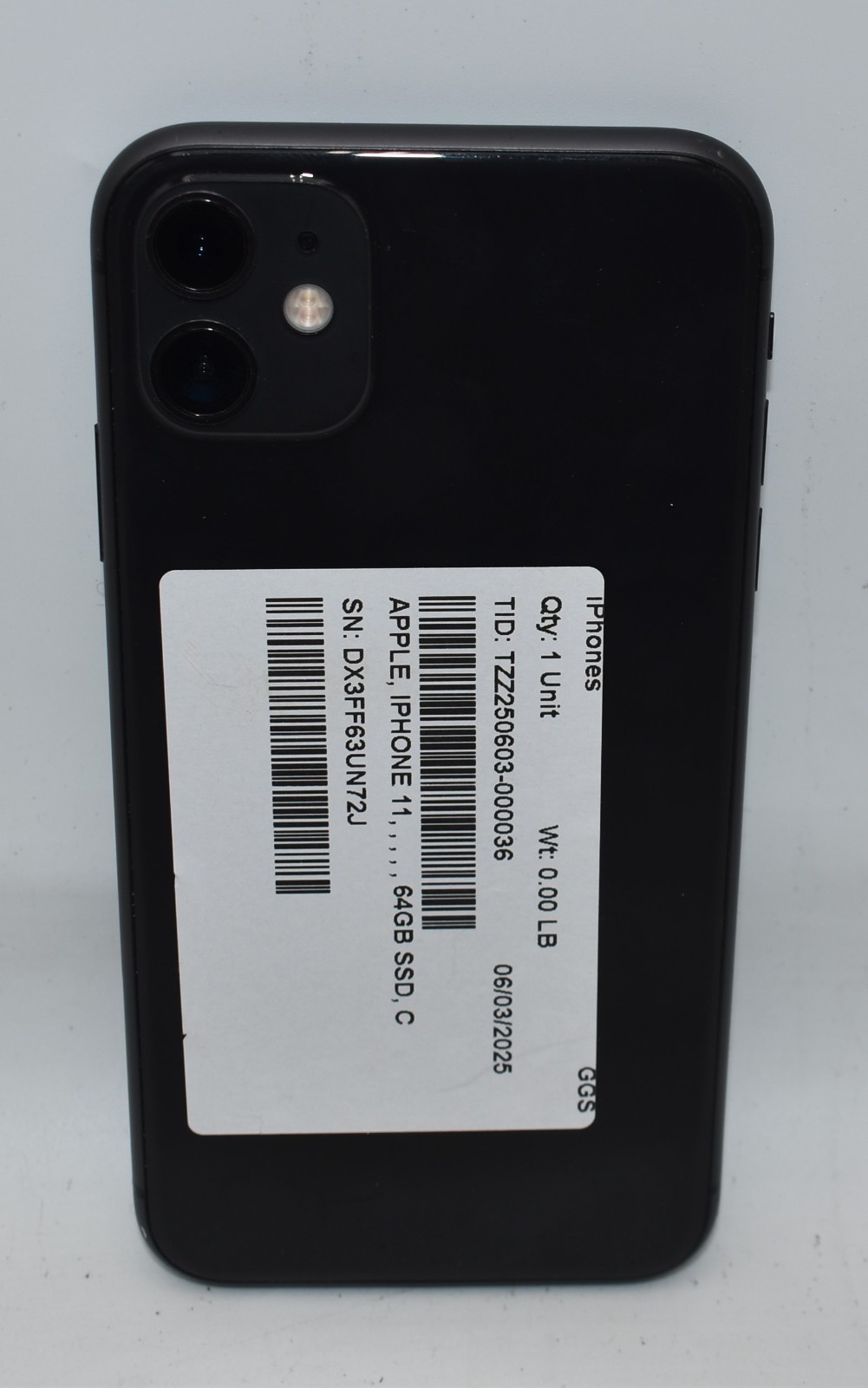 6.1″ Apple iPhone 11 A2111 AT&T ATT 64GB SSD Black + Adapt – *See Pics* *Read*