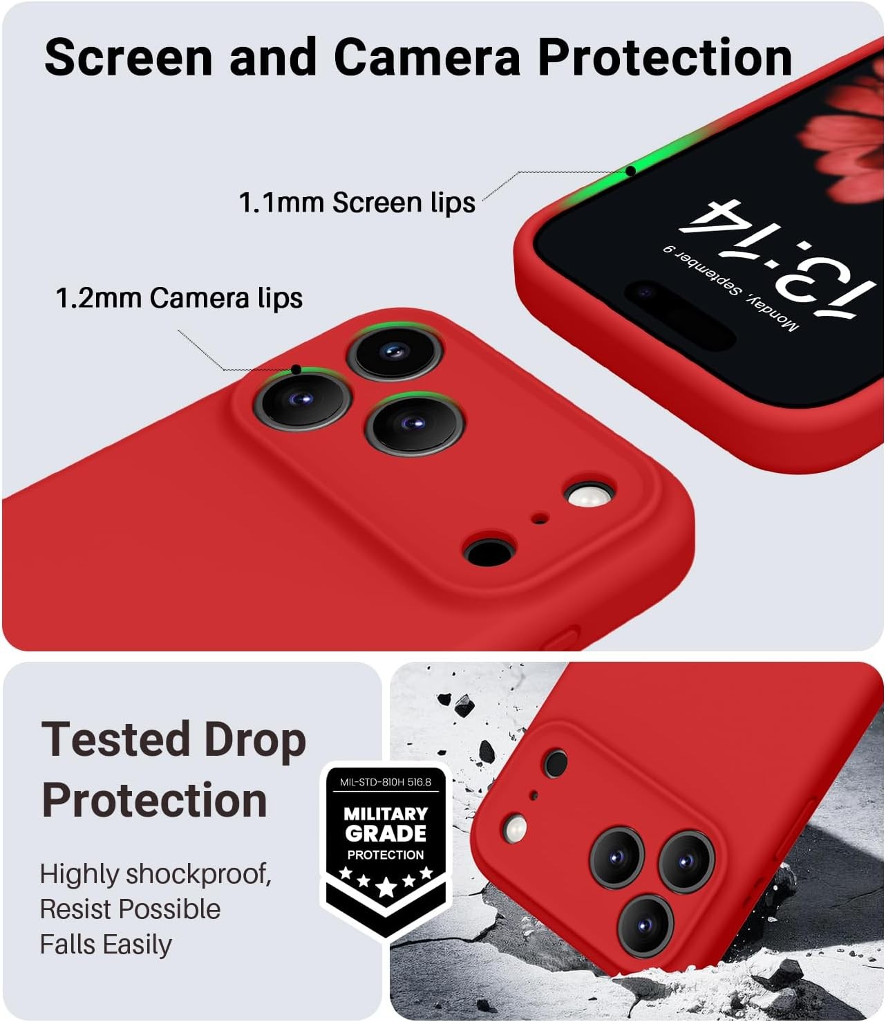 Magnetic for iPhone 17 Pro Max Case, Classic Liquid Silicone Mobile Phone Case,
