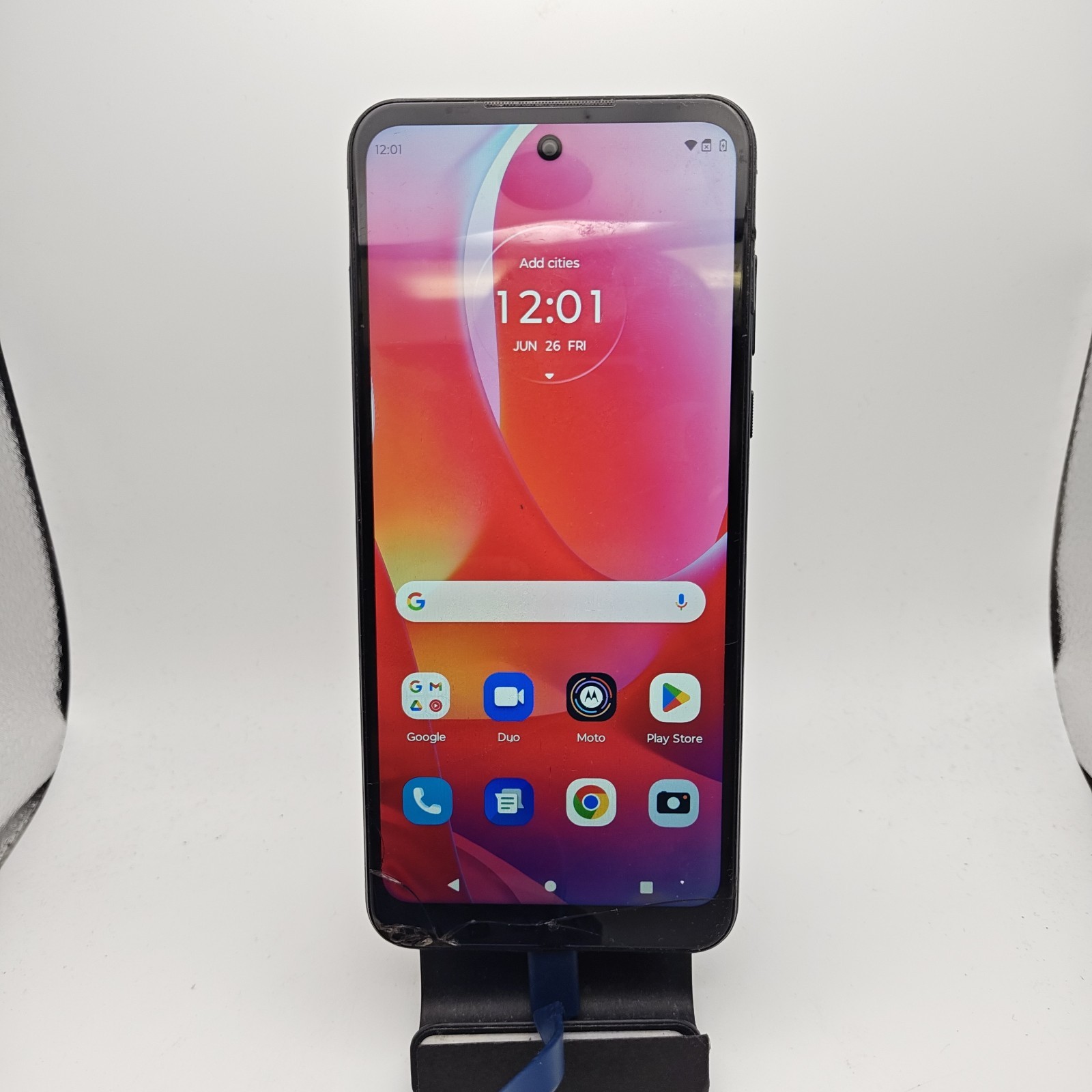 Motorola Moto G Power 2022 XT2165-5 (Unlocked) – 64GB Black – DAMAGED #3856