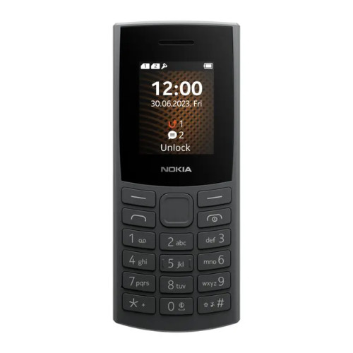 NOKIA 105 4G mobile phone black 1.8″ Unisoc T107 Bluetooth 1450mAh S30+