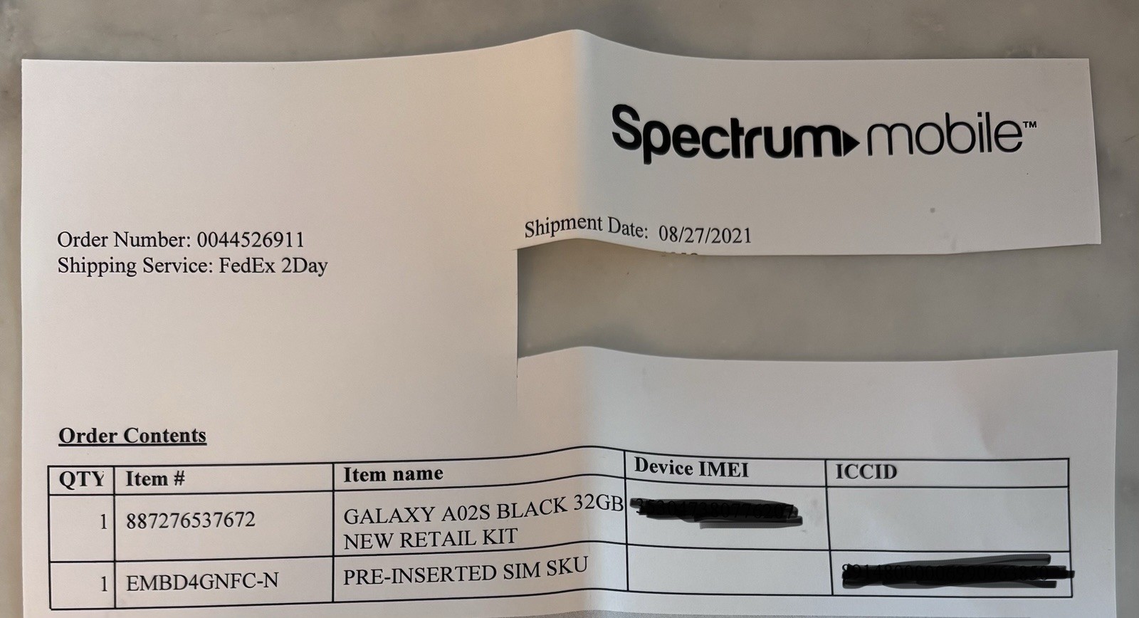 NEW Factory Sealed Samsung Galaxy A02s 32GB Black Spectrum SM-A025V Smartphone