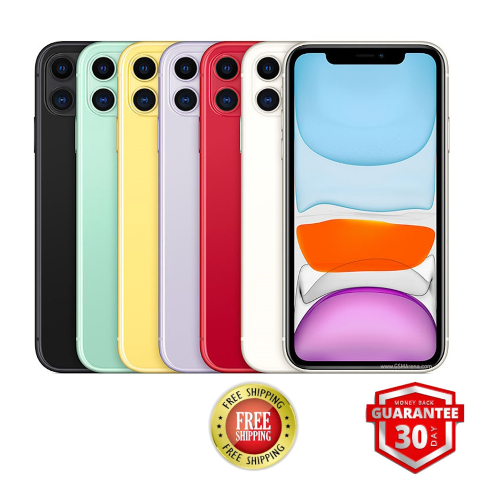 Apple iPhone 11 Unlocked 64GB / 128GB – Multiple Colors & Storage Options