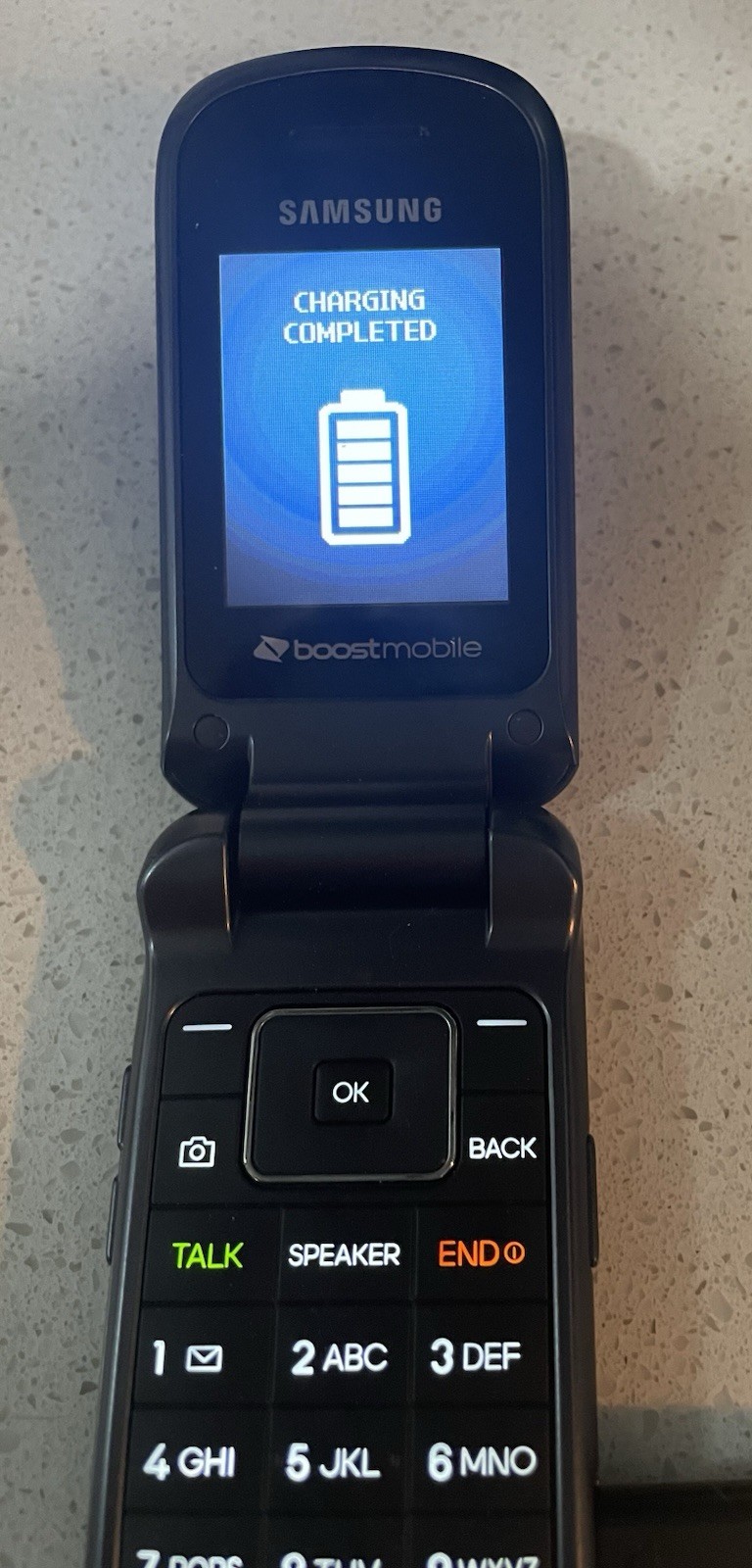 Samsung Factor SPH-M260 – Slate Gray ( Boost Mobile ) Rare CDMA Flip Phone