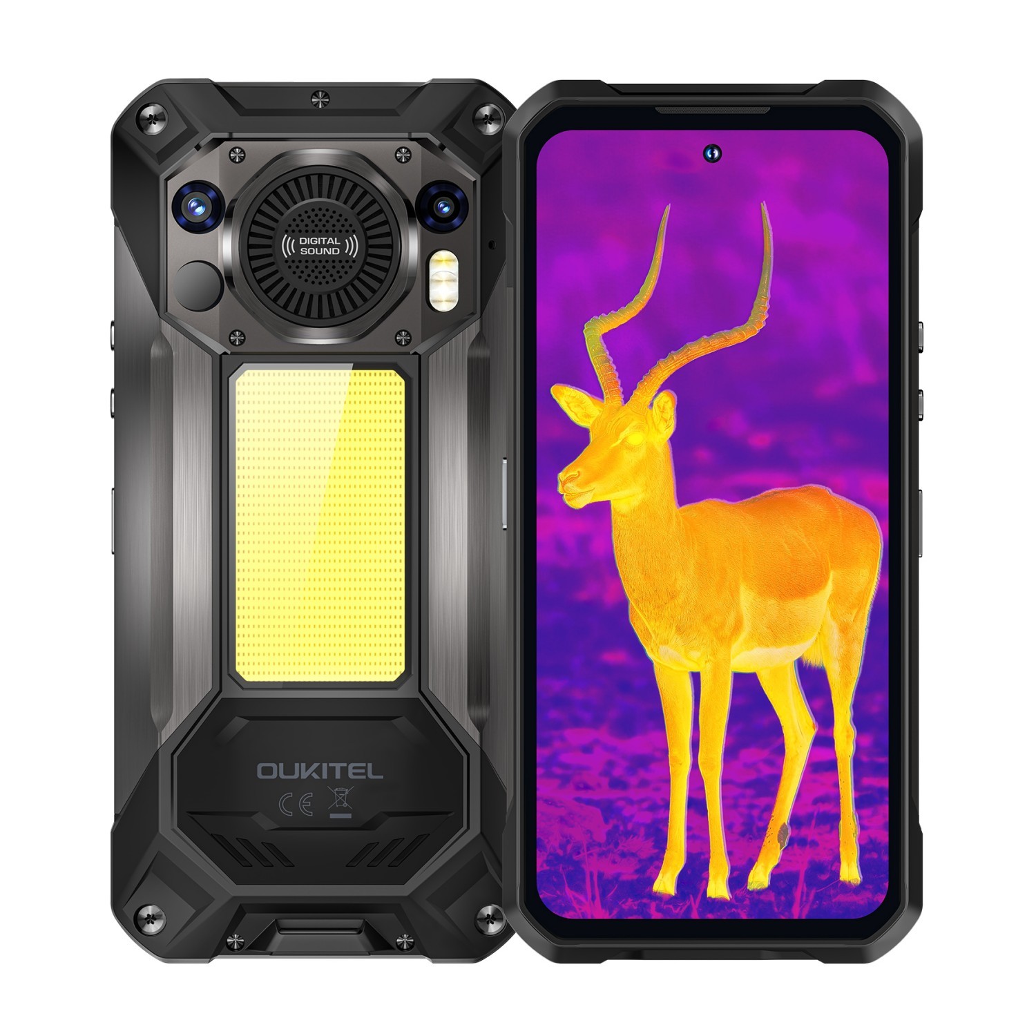 OUKITEL WP61 Ultra 5G Thermal imaging Rugged Phone 6.78” HD+ Display 20000mAh