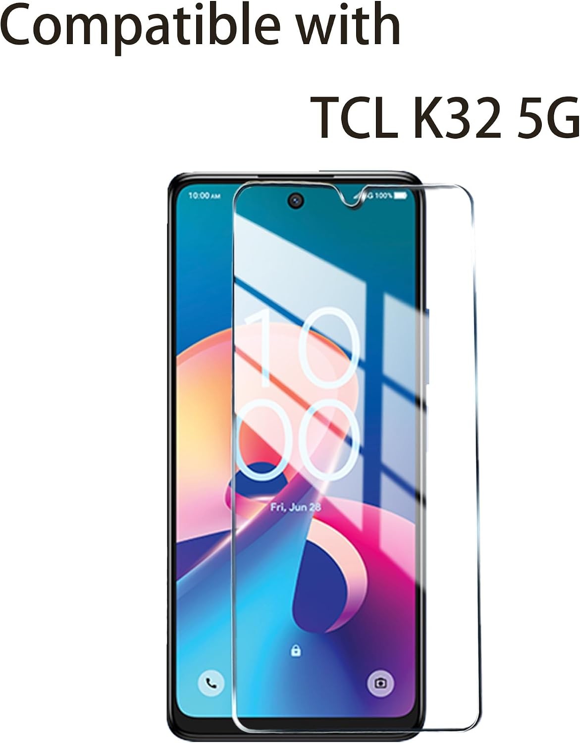 3PCS Tempered Glass Screen Protectors for TCL K32 5G TCL K33 5G Lively Jitterbug