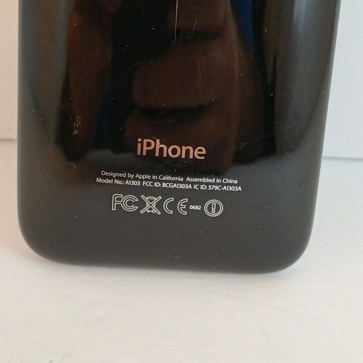 Apple iPhone Black & Silver A1303 (GSM) Untested As Is For Parts Only