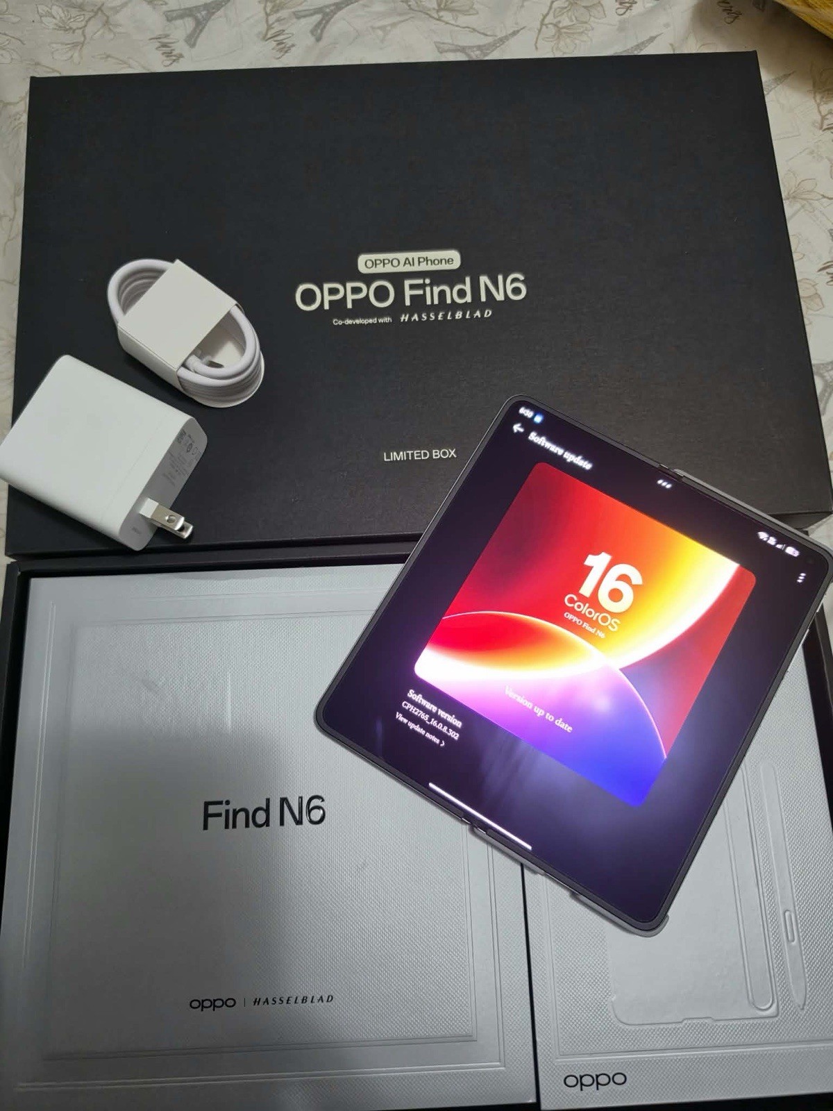OPPO Find N6 Foldable Gray 16GB RAM 512GB Global Version 5G 200MP Open Box