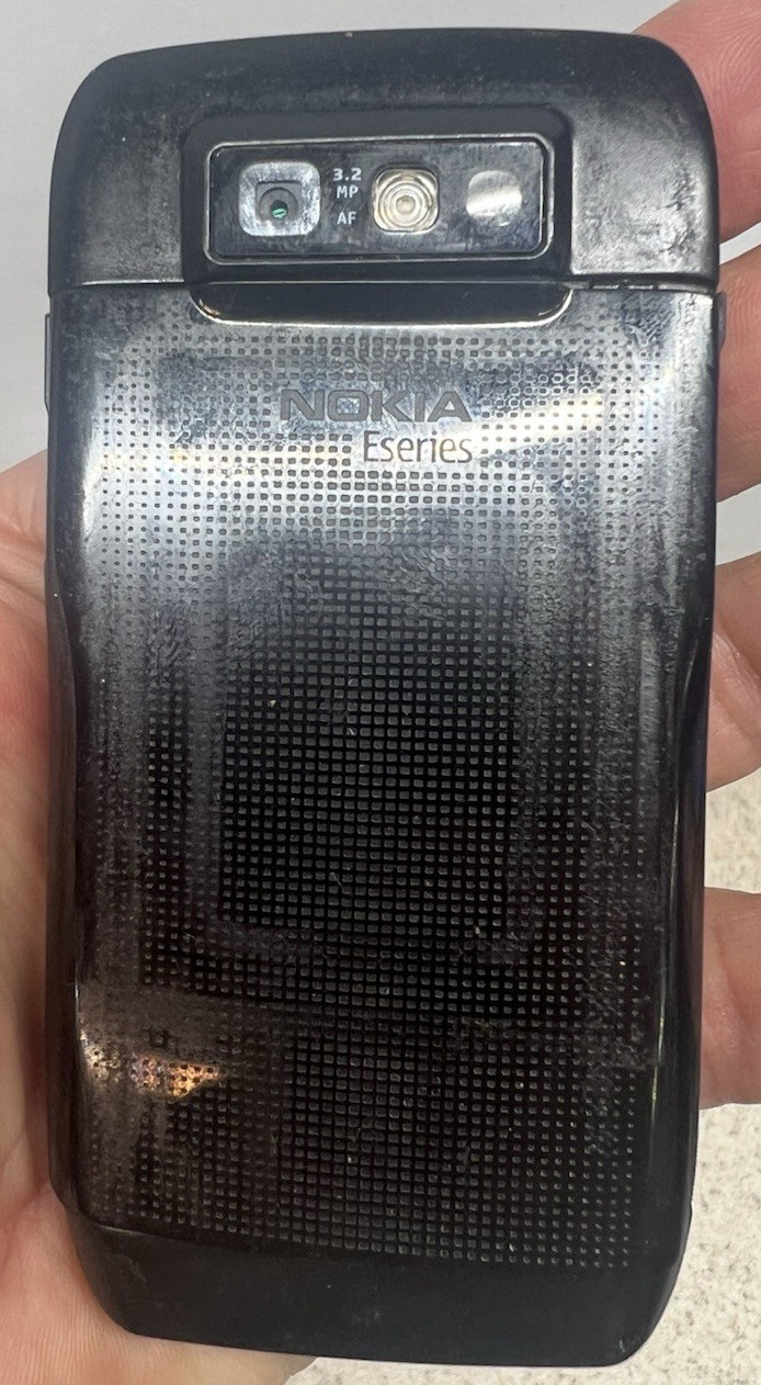 VTG 2004 NOKIA 6010 Navy Cingular Candybar CELL PHONE w/ Chargers UNTESTED