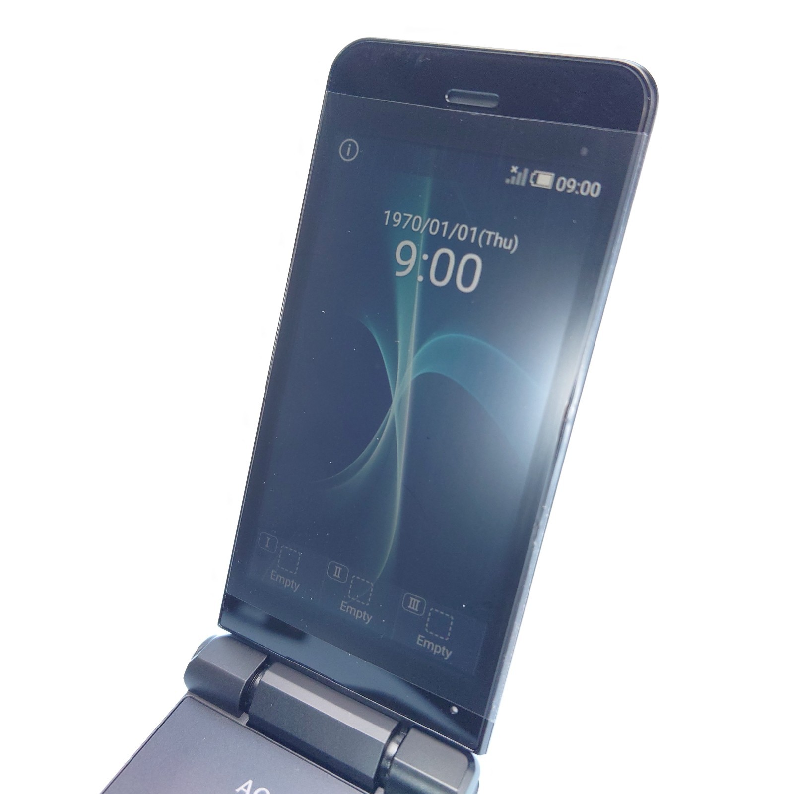 SHARP AQUOS KEITAI SH-N01 Unlocked Japanese Android Flip Phone English Ready