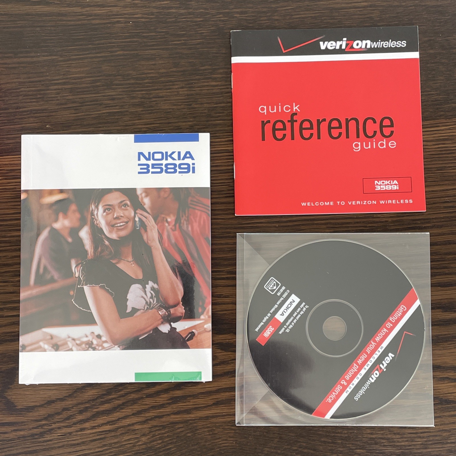 (2) Nokia 3589i CDMA – Box And User Manual, Accessories