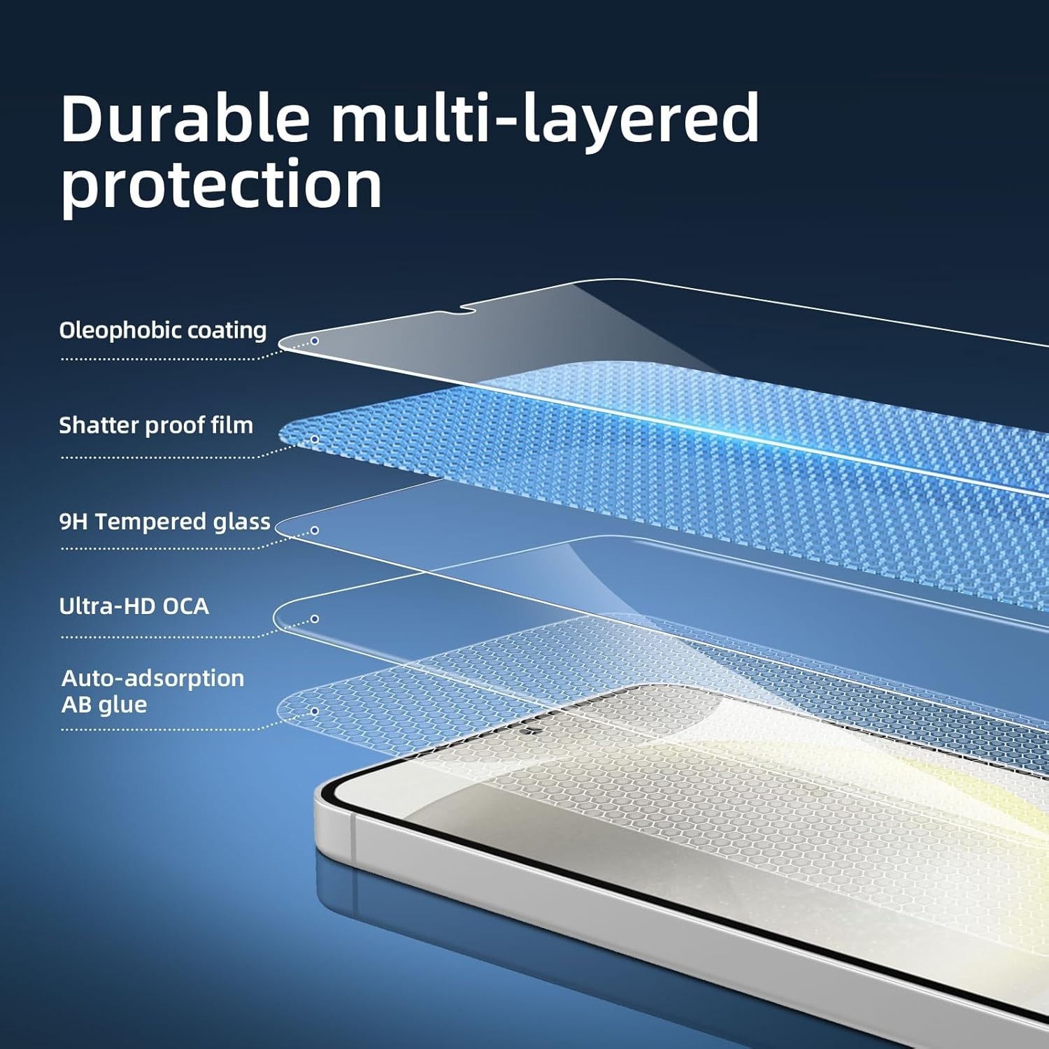 For Samsung Galaxy S25 Ultra Screen Protector Tempered Glass Bubble Free 3Pack