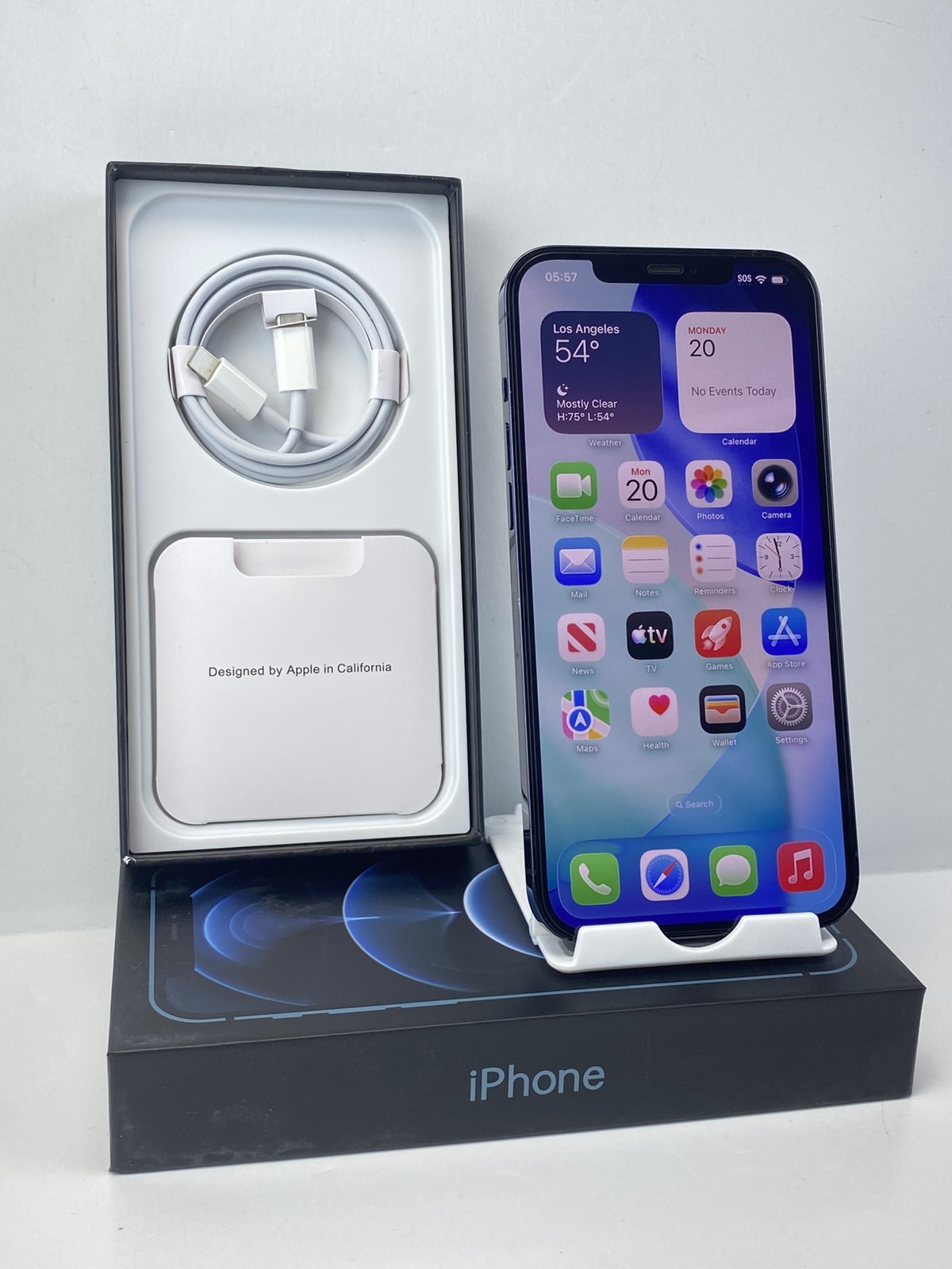 Apple iPhone 12 Pro Max A2342 128GB Blue 96% battery health Unlocked phone