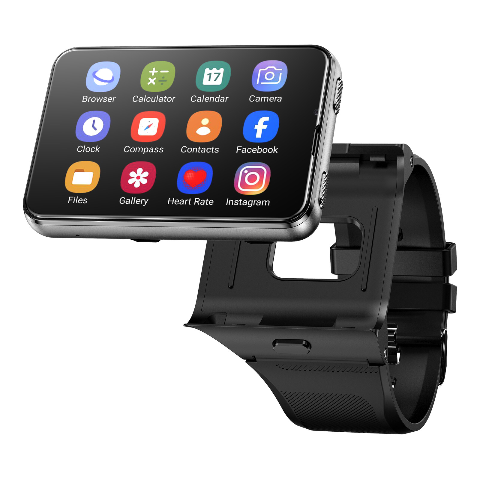 2.88in 4G Larger Screen Smart Watch Android 11 Dual Camera WIFI GPS SIM Support