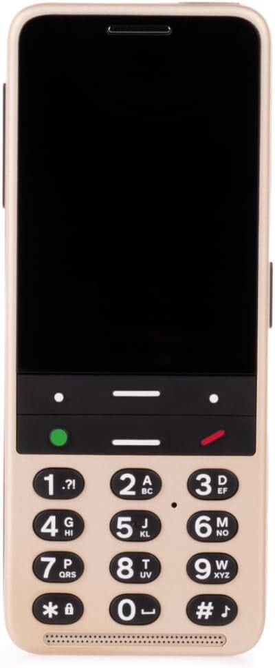 Phone for Blind and Visually Impaired with Advanced Features, Easy to Use, Gold