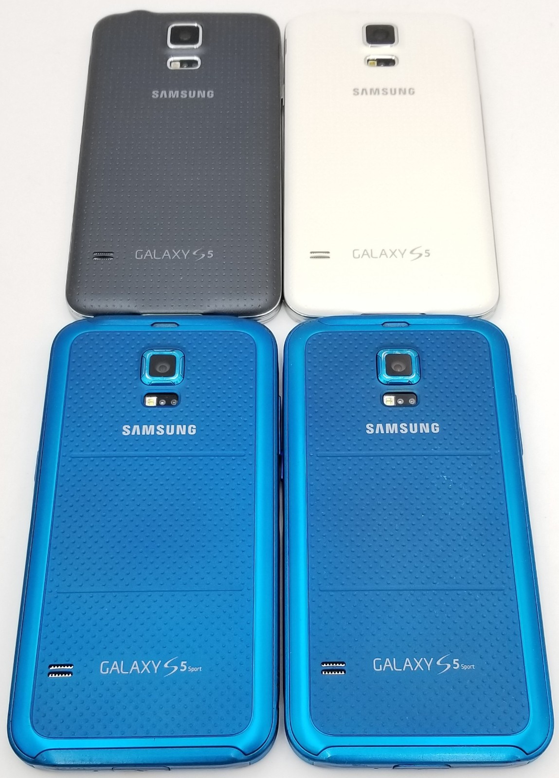 LOT OF 4 – Samsung Galaxy S5/Sport G900T/G860P 16GB Sprint T-Mobile Locked