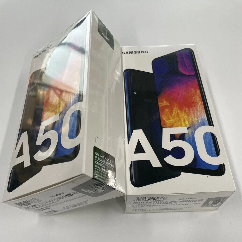 New Sealed Samsung Galaxy A50 SM-A505U 64GB+4GB 25MP Unlocked Smartphone