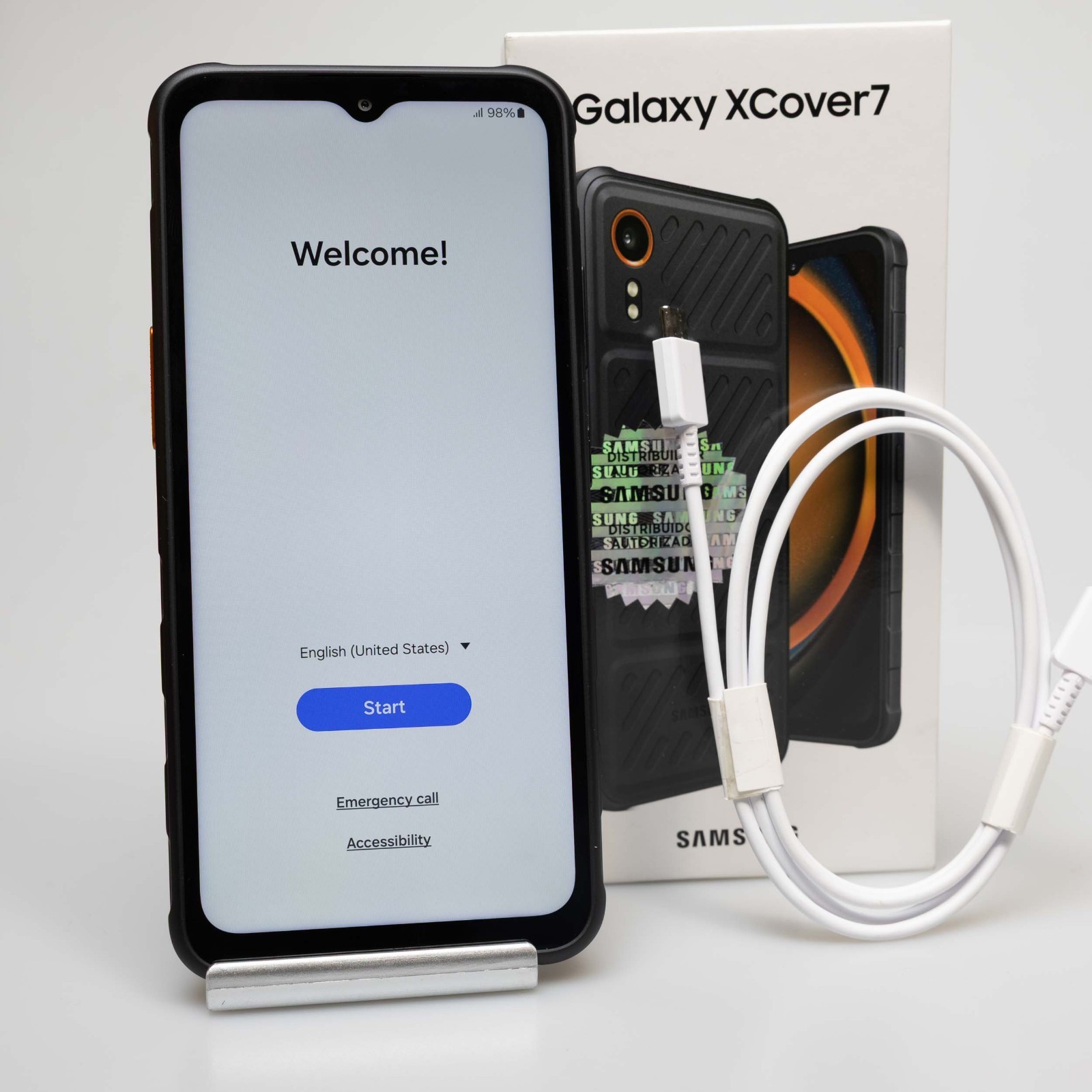 Samsung Galaxy XCover7 5G G556B 128GB Rugged Phone Unlocked – Black
