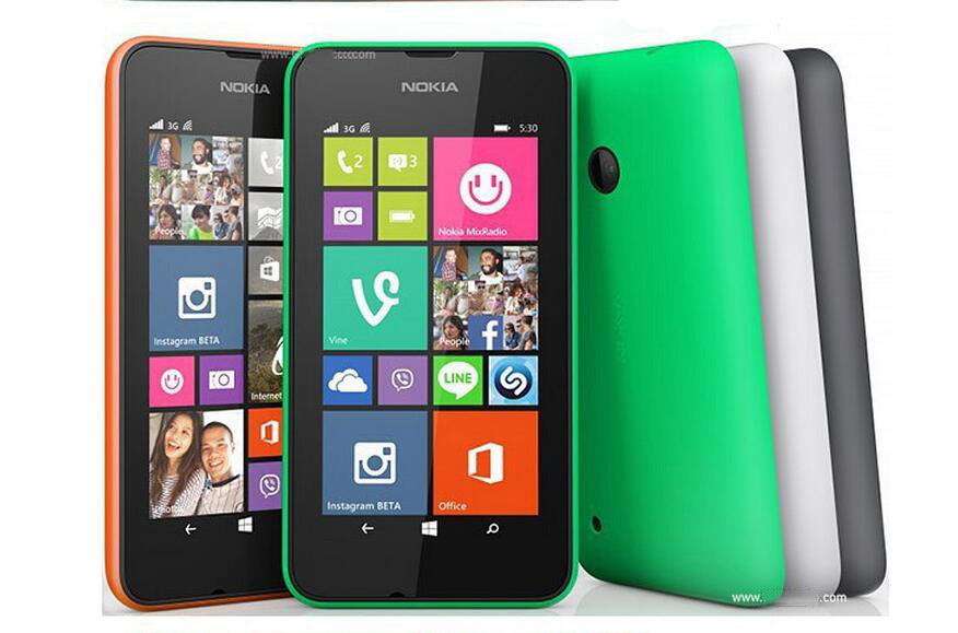 3G Nokia Lumia 530 Single Dual Sim RM-1017 RM-1019 Quad Core Unlocked Original