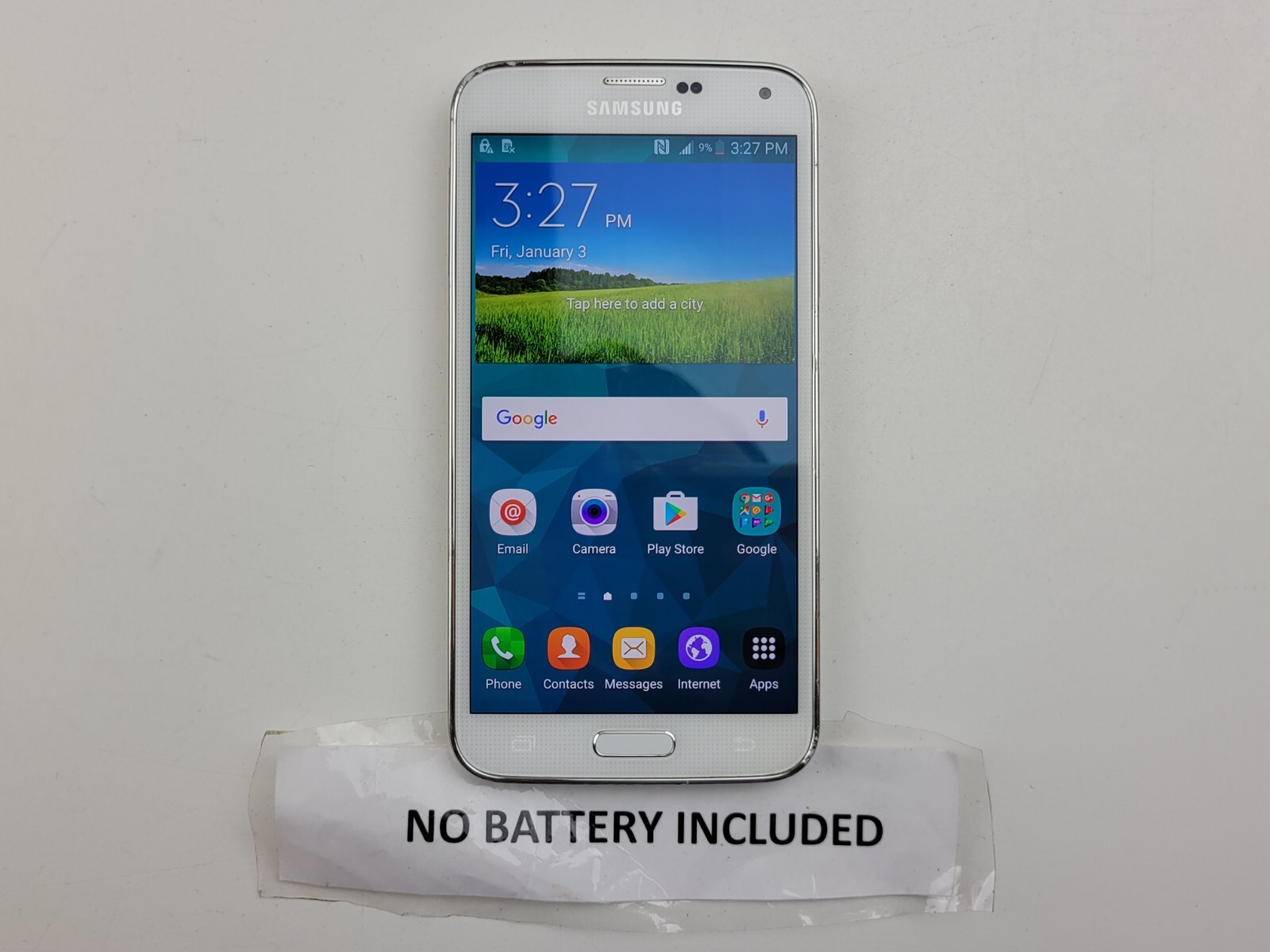 Samsung Galaxy S5 (SM-G900A) 16GB – White (AT&T) Smartphone – Clean IMEI – J7967
