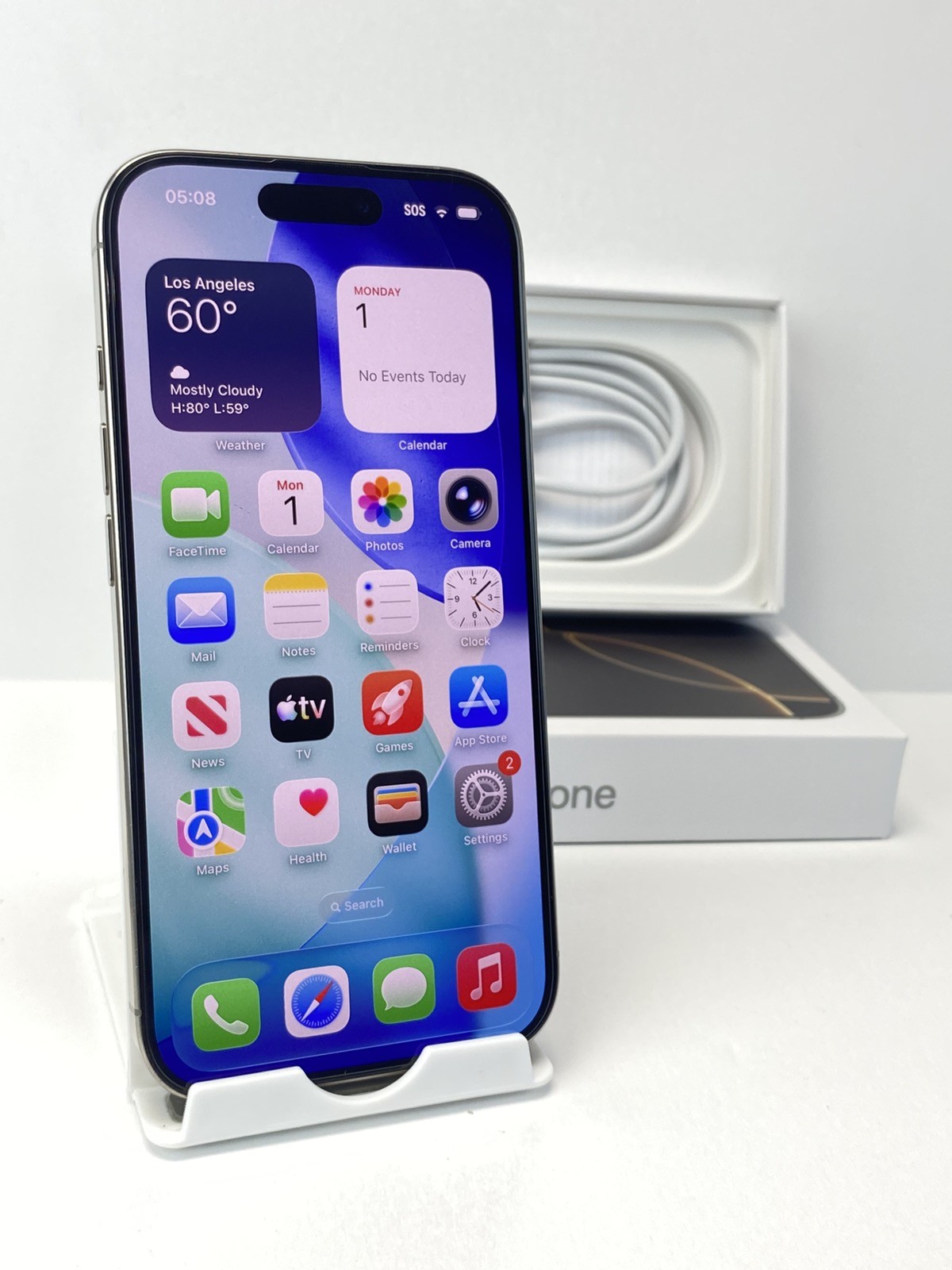 Apple iPhone 16 Pro A3083 1TB Natural Titanium 92% battery health Unlocked