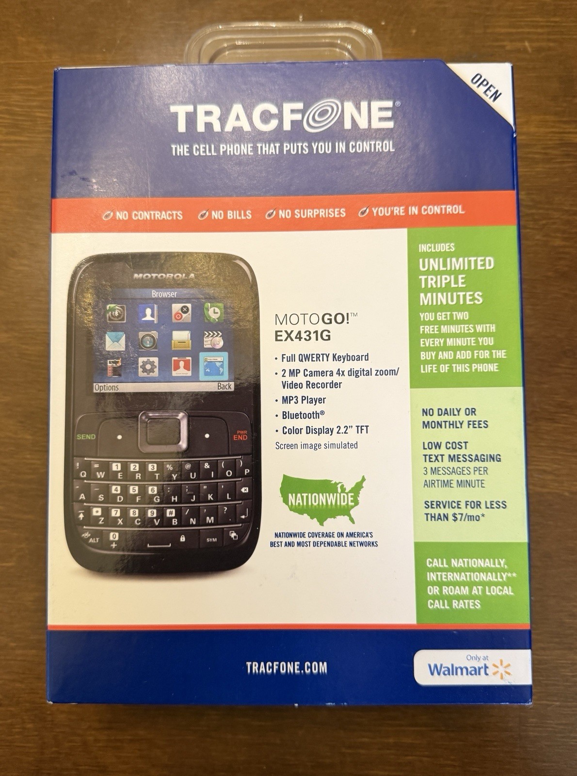 Motorola MOTOGO EX431G – NEW – 3G ONLY – NOT ACTIVATABLE – Collectible