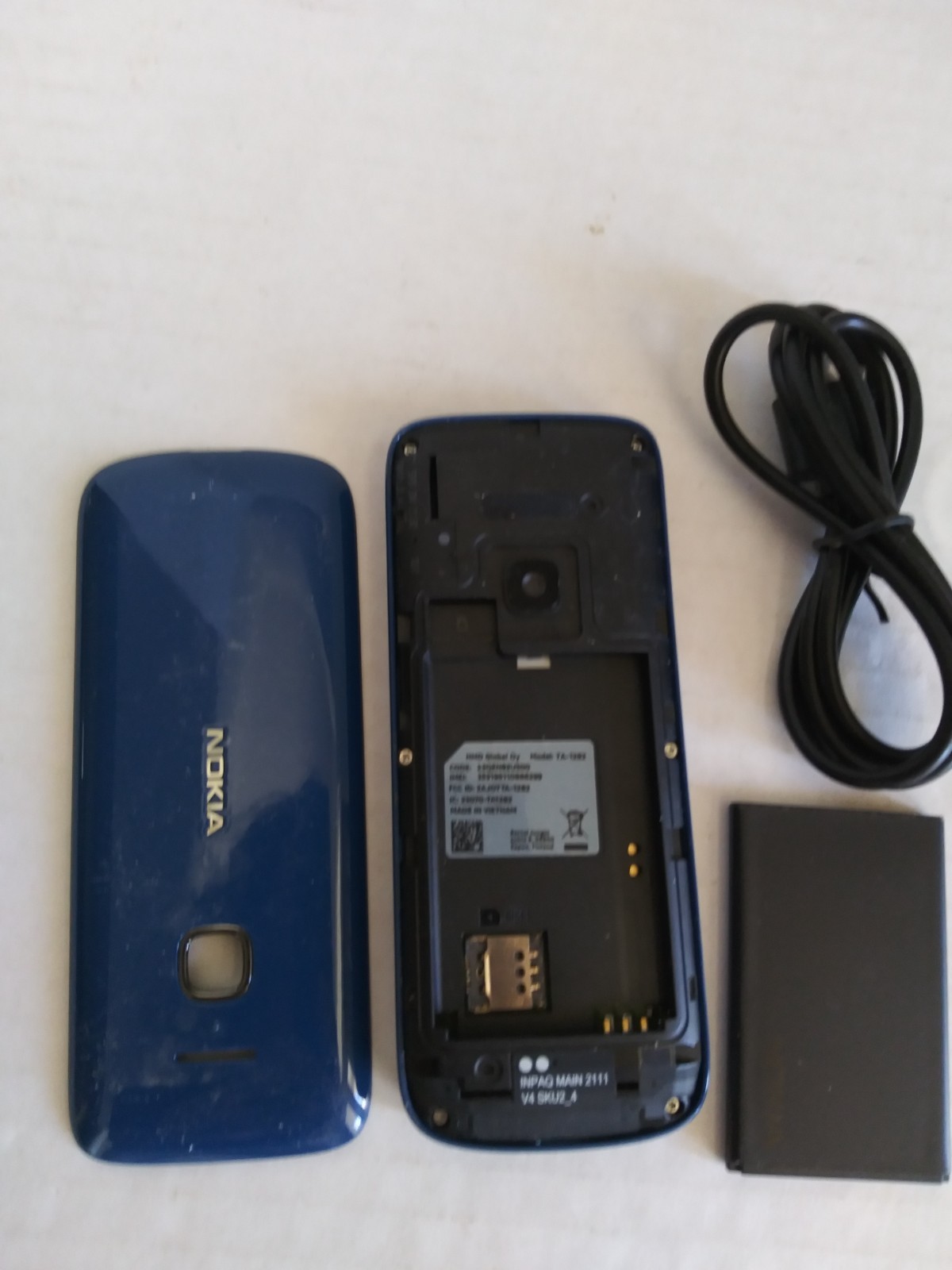 NOKIA 225 4G CELL PHONE UNLOCKED 2.4 INCH BLUE SINGLE SIM FREE SHIP GRT COND