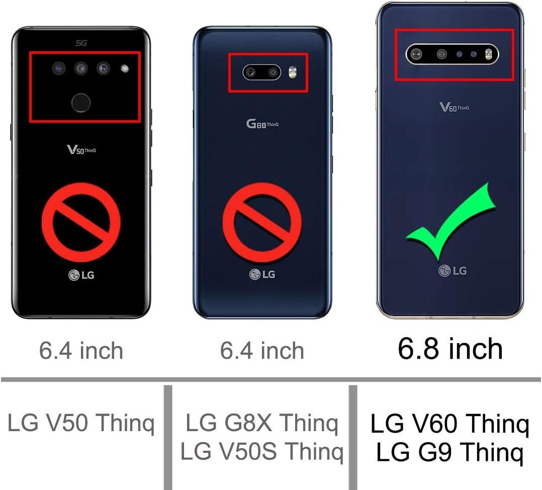 LG V60 ThinQ Case Soft TPU Silicone + TPU Full Slim Shock Absorption Cover