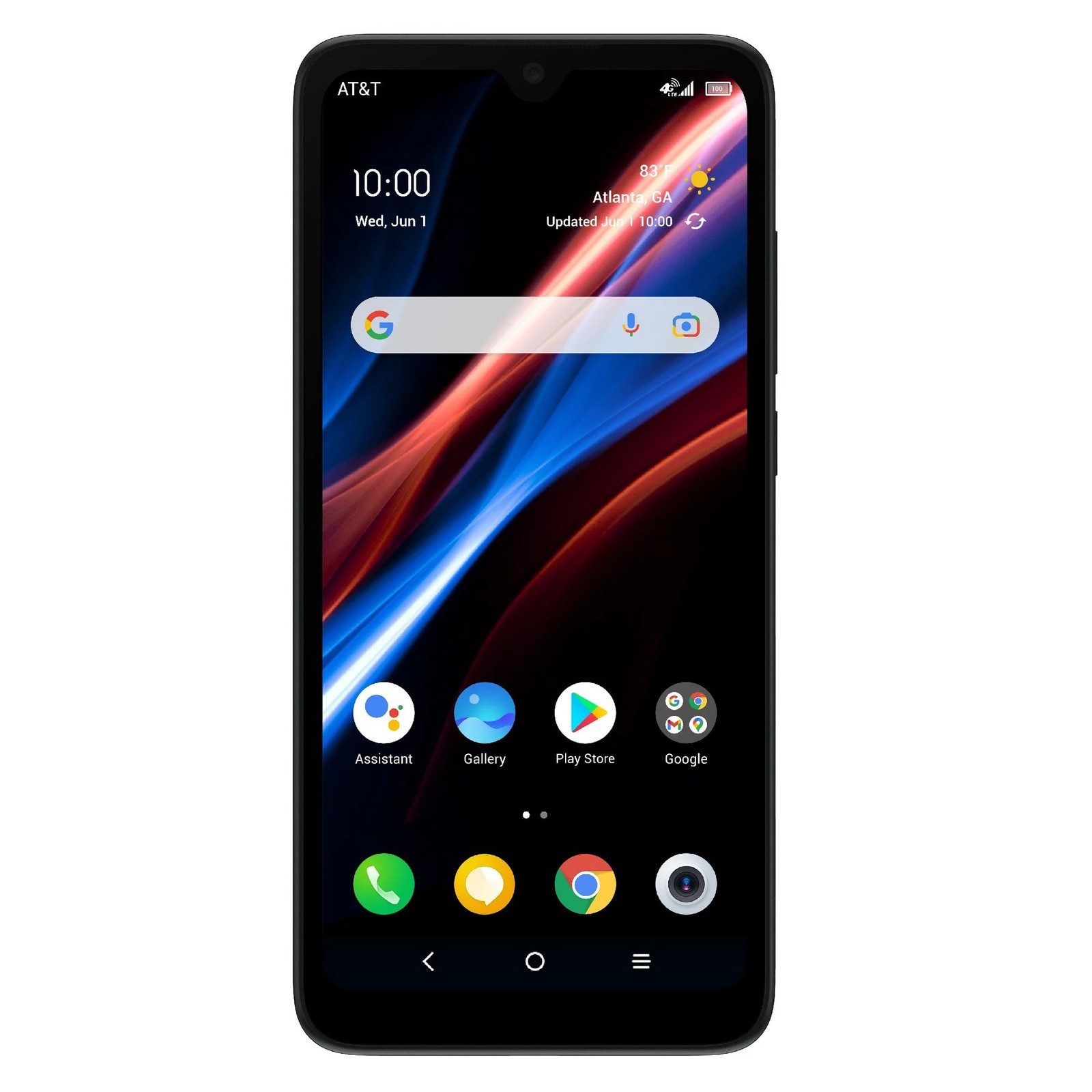 AT&T Locked TCL 30 Z 32GB Smartphone, 6.08″ NXTVISION Display, Android 12, Black