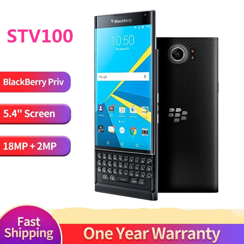 BlackBerry Priv STV100 32GB 18MP Slider Unlocked Android Smartphone – New Sealed