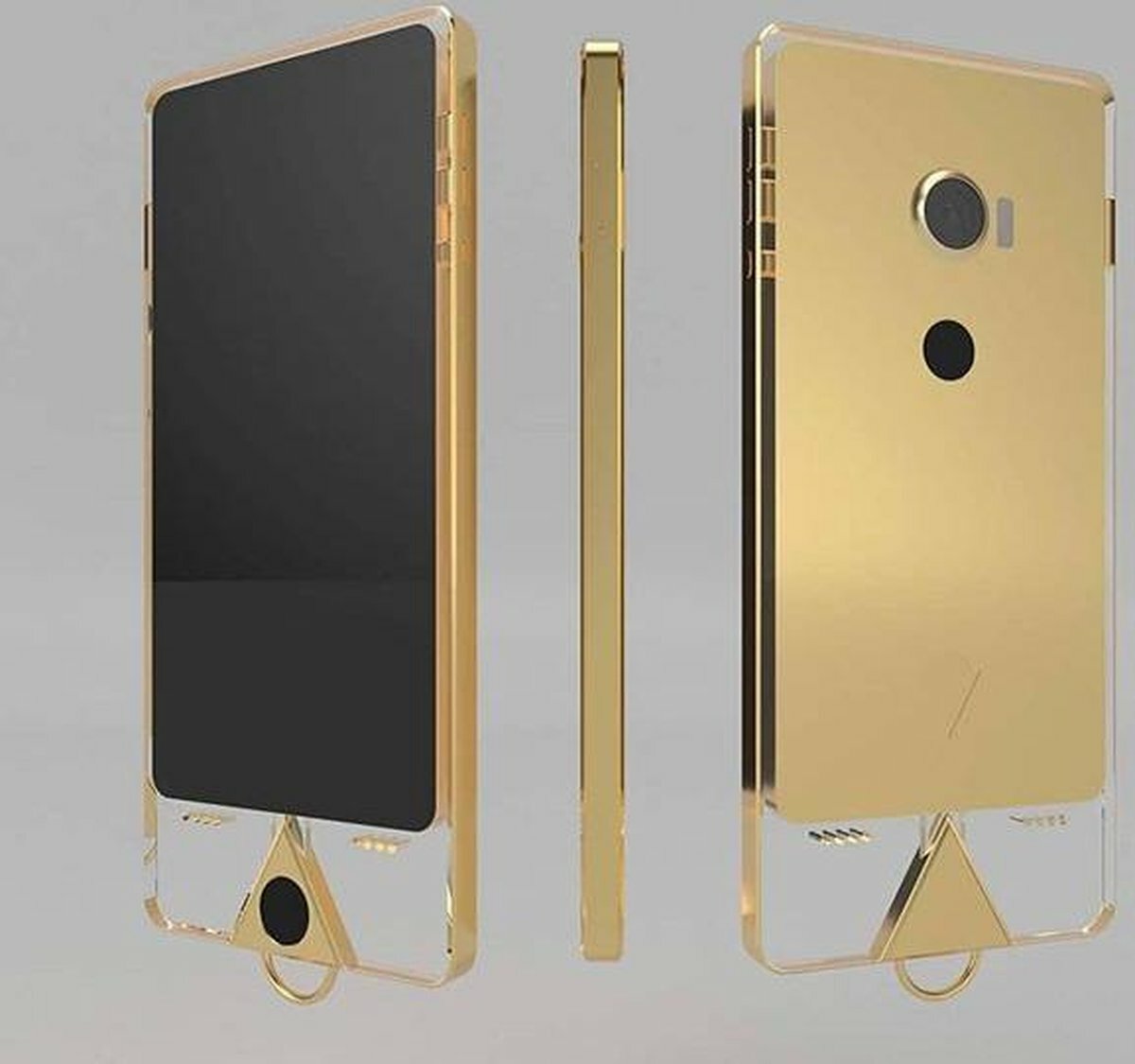 3 NEW Impulse K1 Cell Phone from CryptoData – 1 Gold, 1 Black, 1 – Unlocked