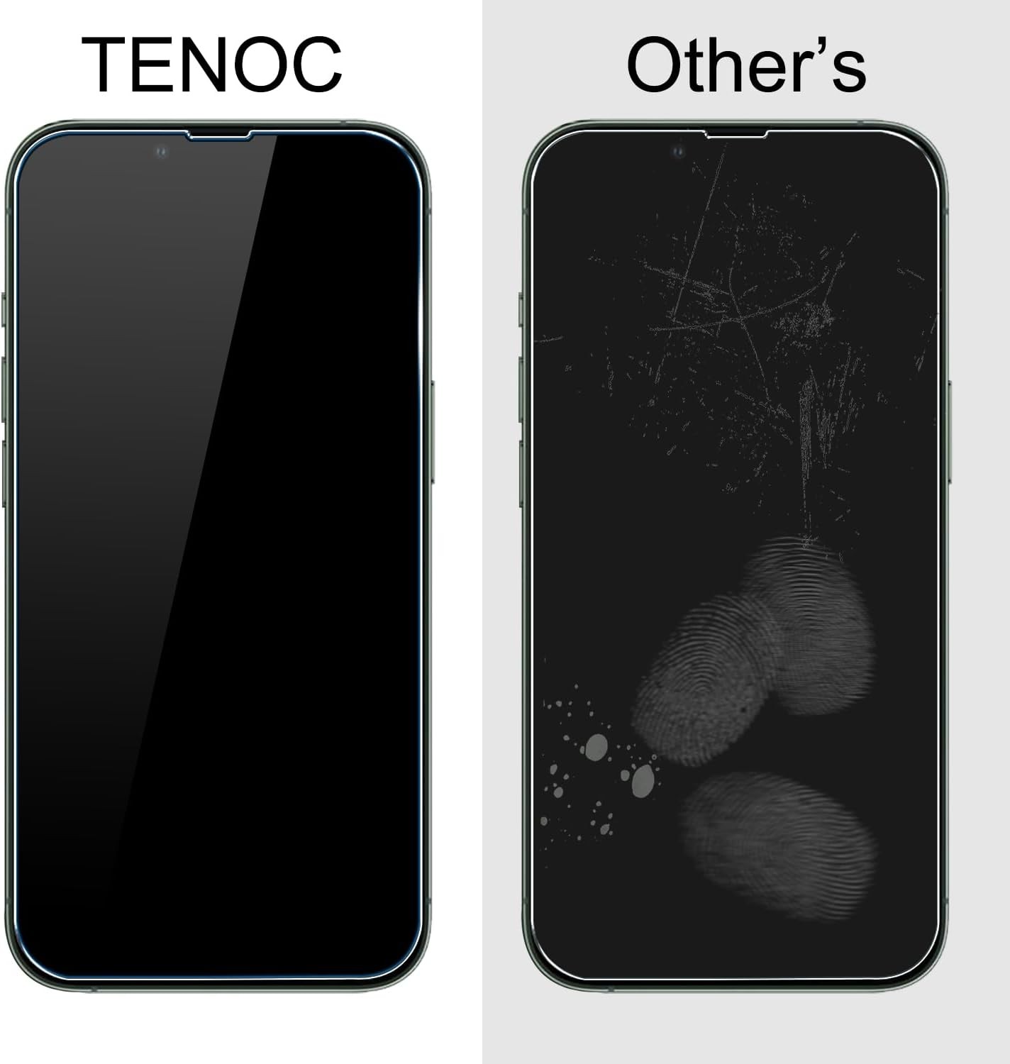 2PCS Screen Protector for iPhone 13 & iPhone 14 & iPhone 16e & iPhone 17e 6.1 In