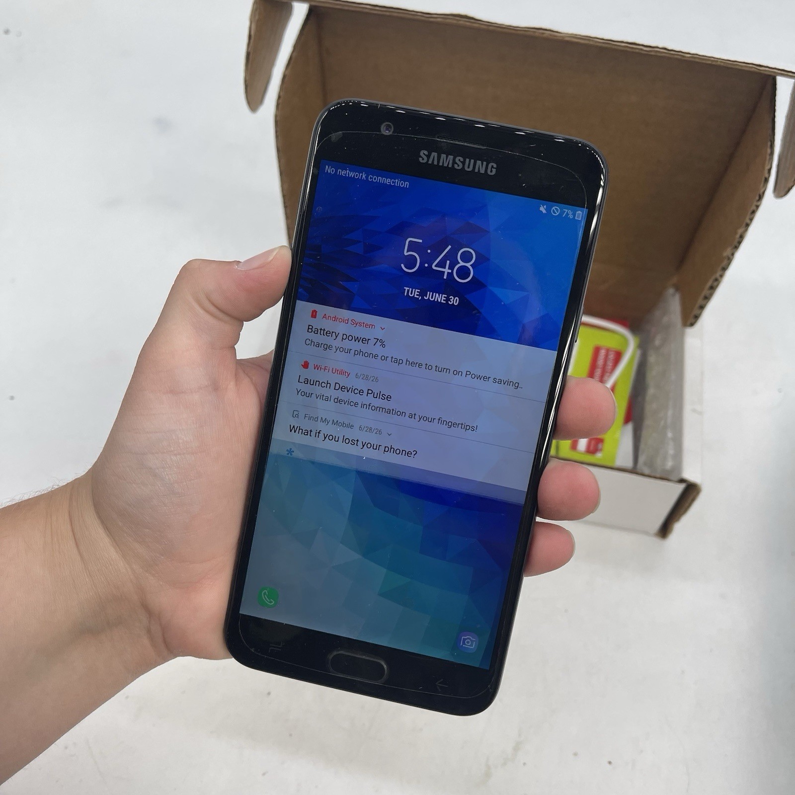 Samsung TracFone Wireless Galaxy J7 Crown Smartphone SM-S767VL (GP) In Box