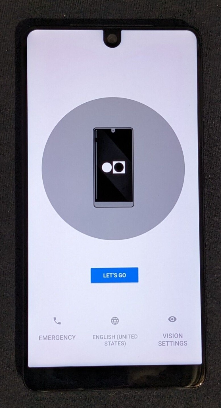 Essential PH-1 128GB Smartphone (Unlocked) Black Moon