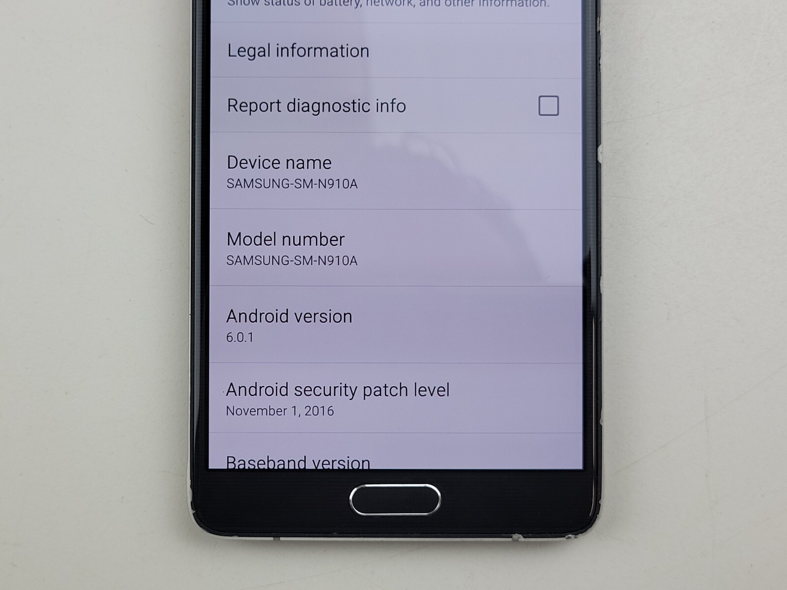 Samsung Galaxy Note 4 (SM-N910A) 32GB (AT&T) Smartphone – Clean IMEI – H0090