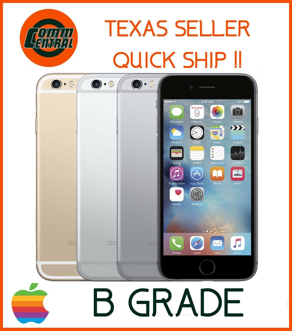 UNLOCKED / T-Mobile AT&T Apple iPhone 6+ PLUS 32GB 128GB Smart Phone *B GRADE*