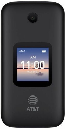 Alcatel AT&T SMARTFLIP 4052R 2.8″ 4GB/0.5GB 4G LTE Prepaid Flip Phone – Black