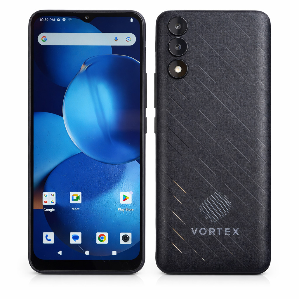 (B-STOCK) Vortex Cellular A24 – 32GB – Black (CARRIER UNKNOWN) Smartphone