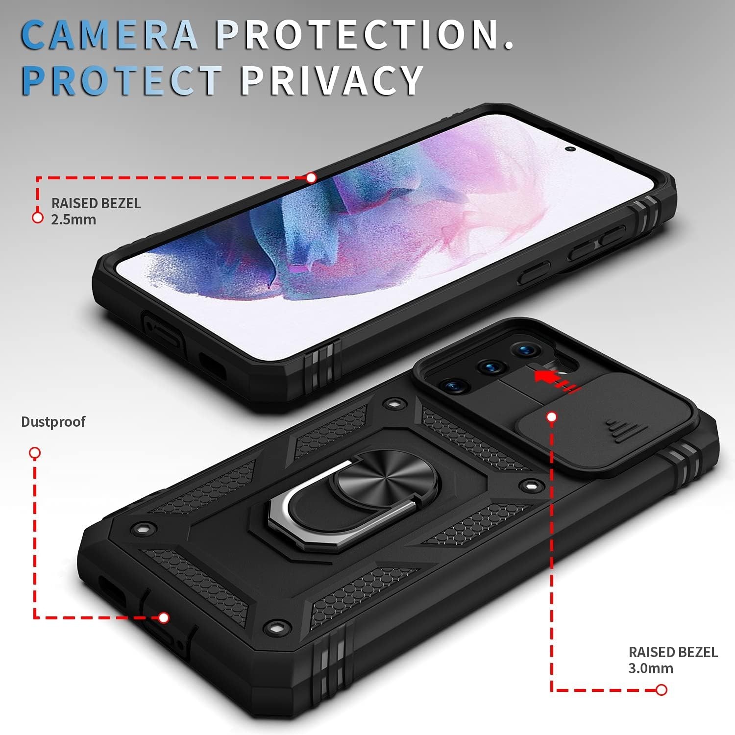 For Samsung Galaxy S21 6.2 Case Shockproof Protective Military Guard Phone Cover
