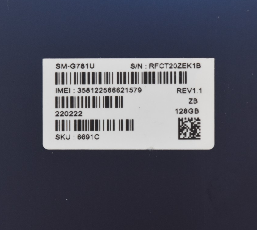 Samsung Galaxy S20 FE 5G SM-G781U AT&T 128GB Cloud Navy