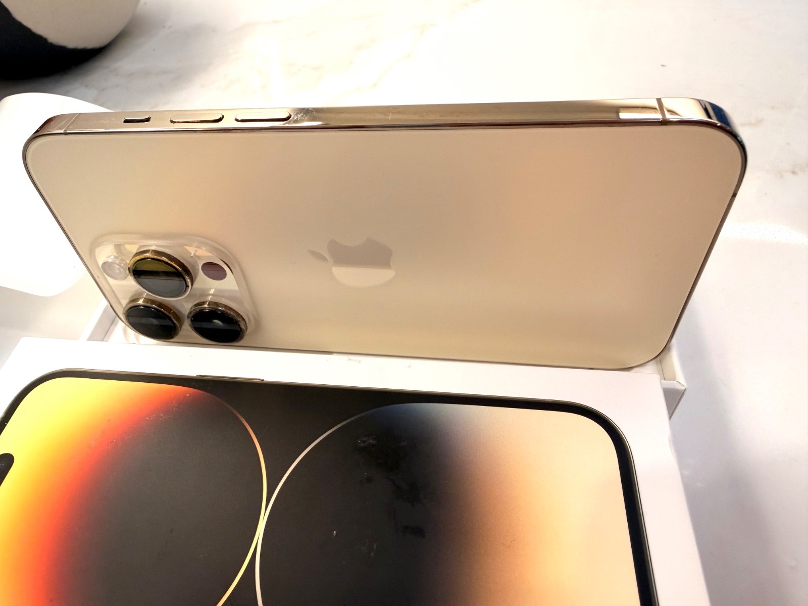 Apple iPhone 14 Pro 256GB Gold Unlocked A2650 | Original Box Excellent