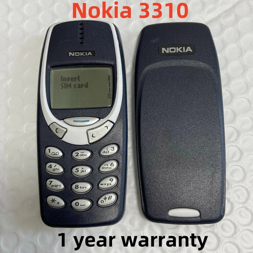 Nokia 3310 1100 2G GSM 900/1800 Unlocked Original Classic Phone 1 Year WARRANTY