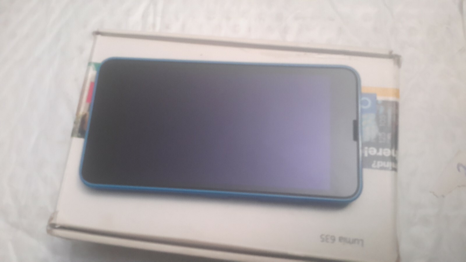 SPRINT NOKIA LUMIA 635 BLUE WINDOWS SMART CELL phone pro owed nice condition.