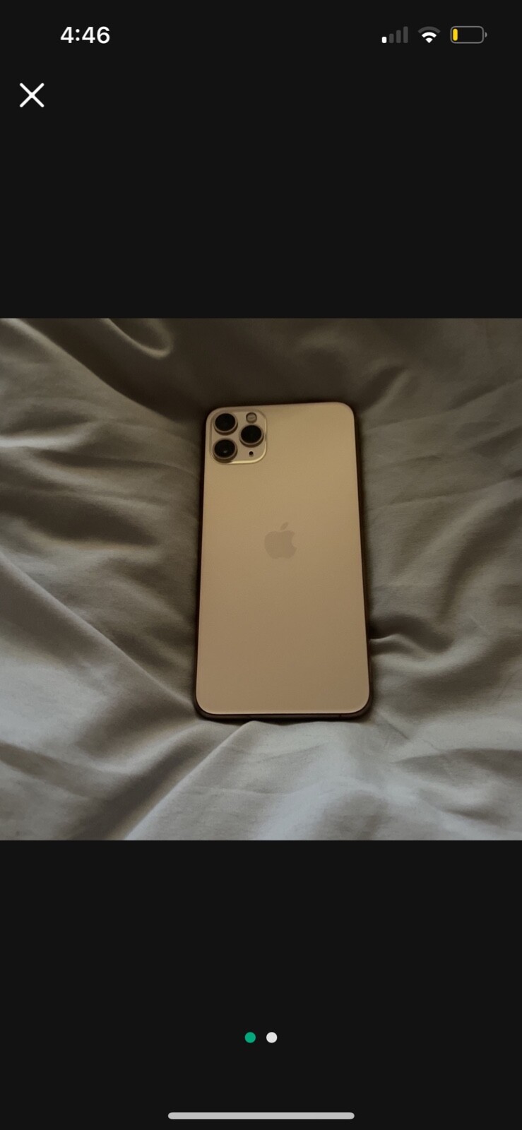 Apple iPhone 11 Pro Max – 64GB – Gold (Sprint) A2161 (CDMA + GSM)