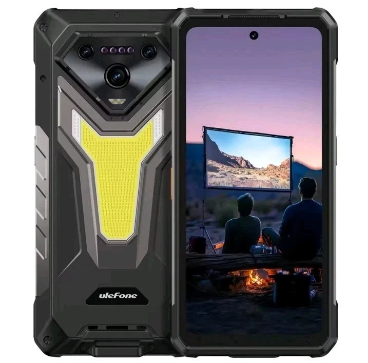 2026 Ulefone Armor 34 Pro+ Plus 5G Rugged Projector Phone 32G+512G 6.95″ Night V