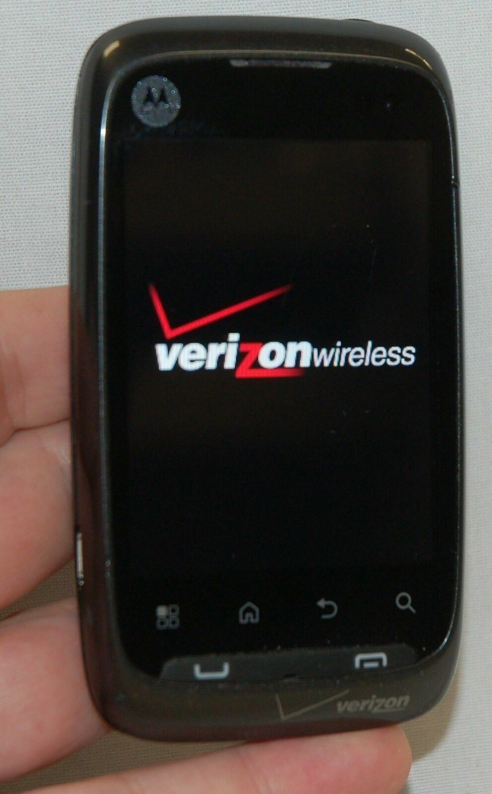Motorola WX445 Citrus Android Cell Phone Verizon BLACK bluetooth WiFi 3G Grade C