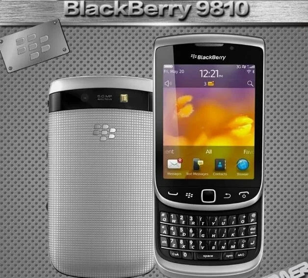 Blackberry Torch 9810 Unlocked GSM HSPA OS 7 Slider QWERTY Smartphone