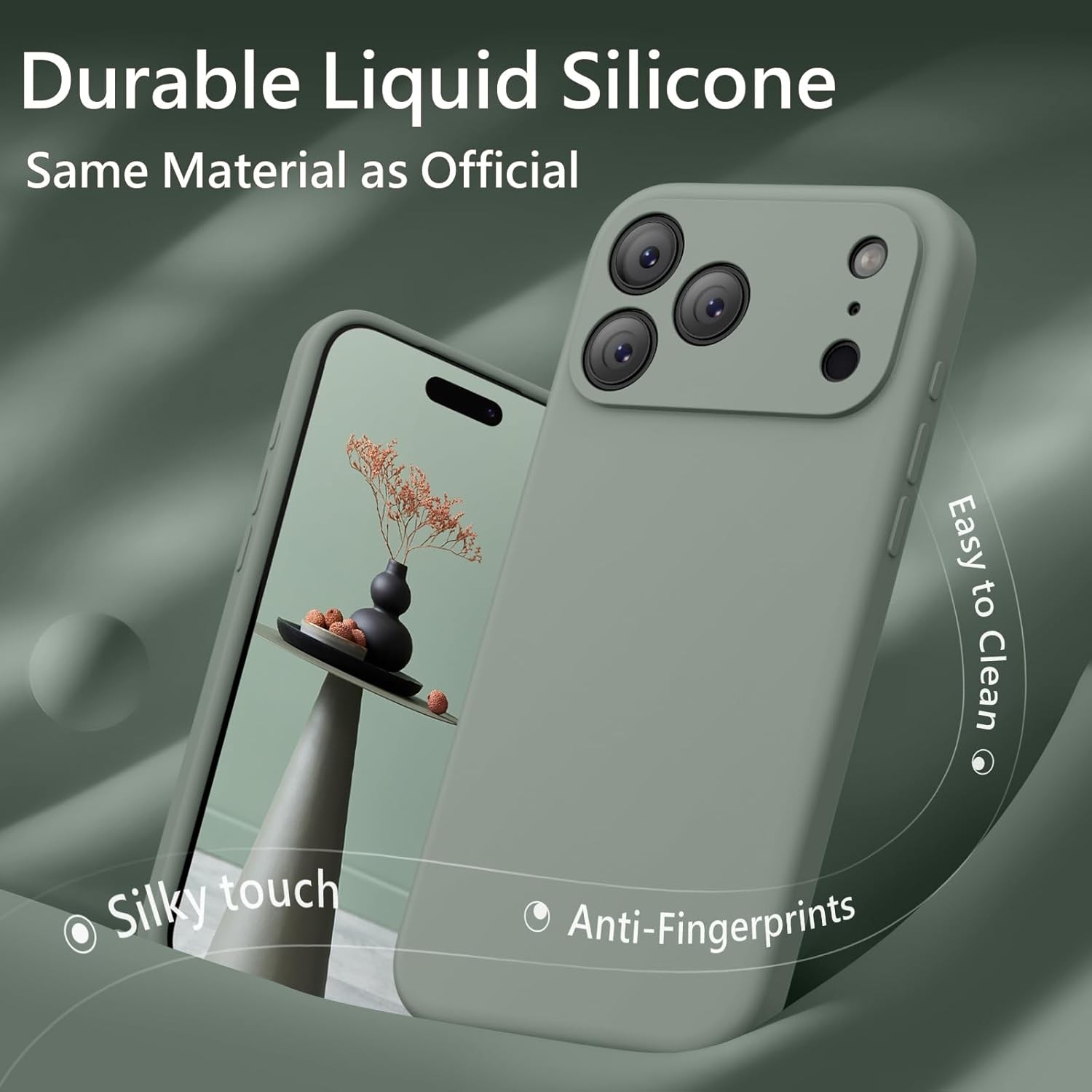 Magnetic for iPhone 17 Pro Max Case, Integrated Silicone Camera Control Button,