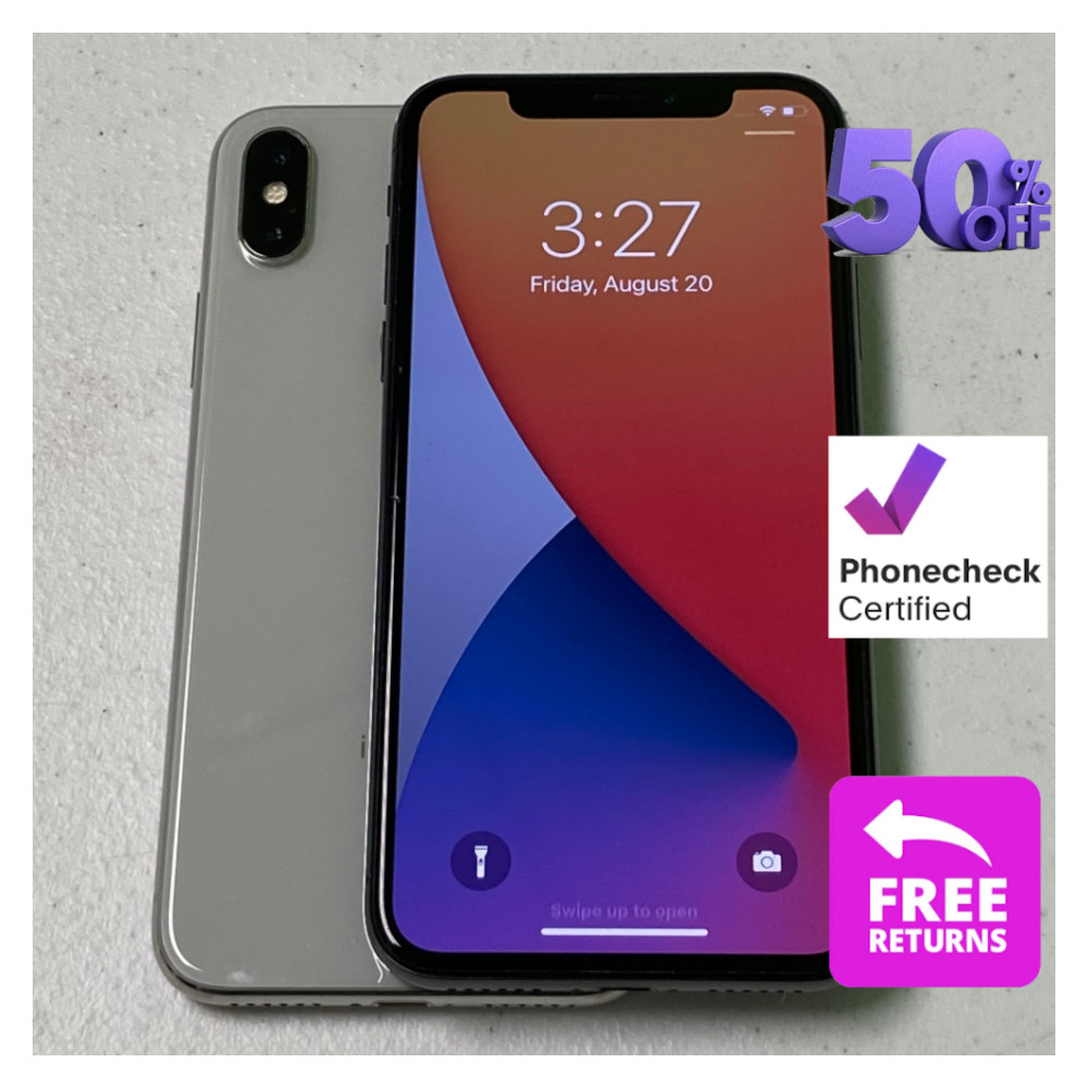 Apple iPhone X 256GB🍏64GB – Unlocked Verizon -All-Screen OLED Display