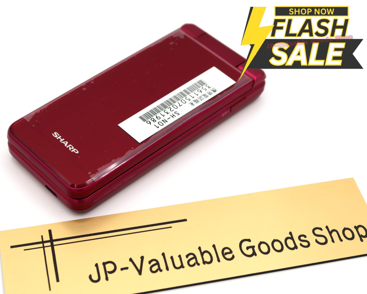 [NEW] SHARP AQUOS KEITAI SH-N01 RED Touch Cruiser EX Flip Unlocked SIM Free JP