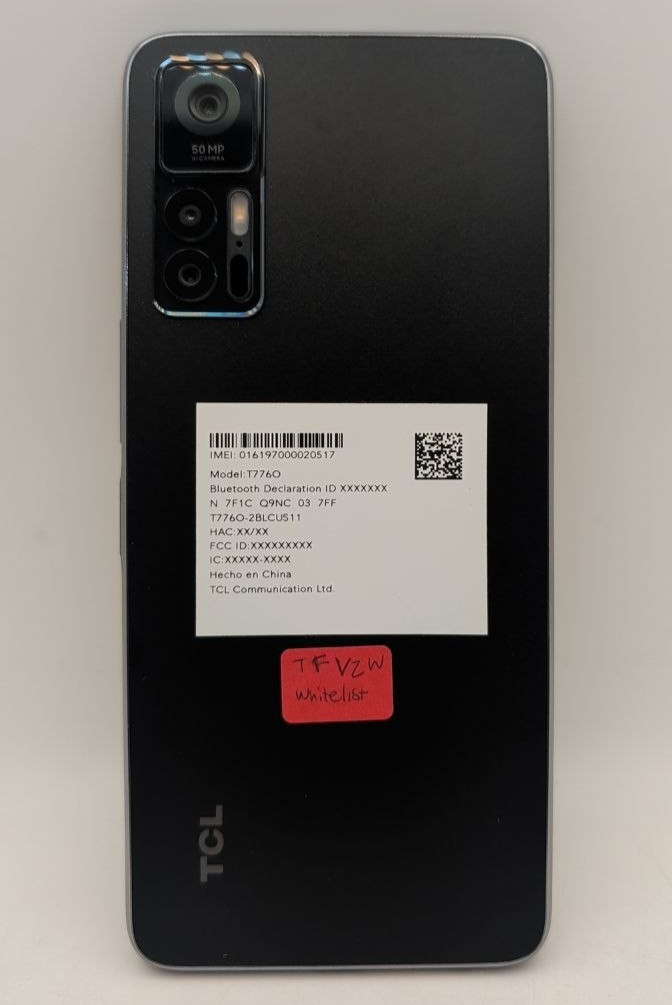 TCL 30 5G Verizon Locked 64GB Smartphone 6.7″ AMOLED 60Hz 50MP Triple Camera